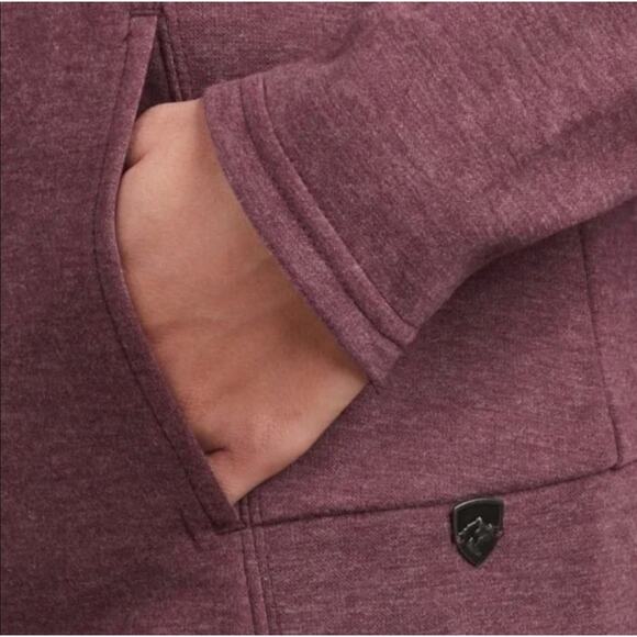 Kuhl Womens Freethinkr Pullover Mock Neck Sweatshirt Large Purple Wine Outdoor - Picture 4 of 12